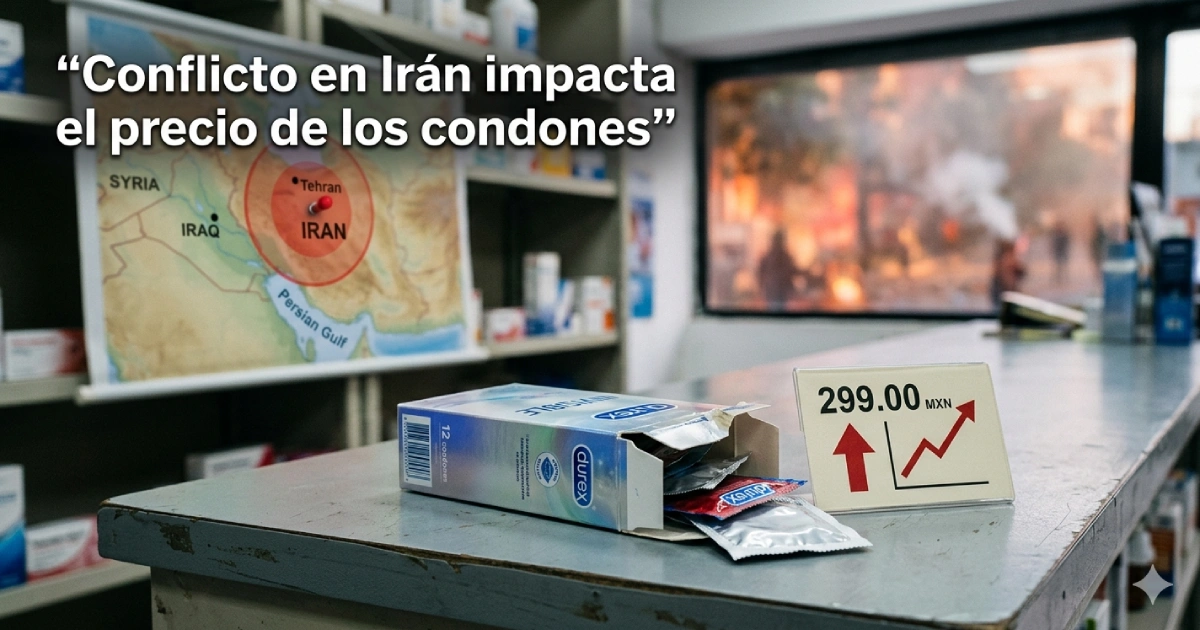 Aumento en el precio de los condones debido a la guerra en Irán y la crisis en la producción global