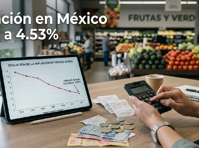 Inflación en México baja a 4.53% en la primera quincena de abril, según Inegi