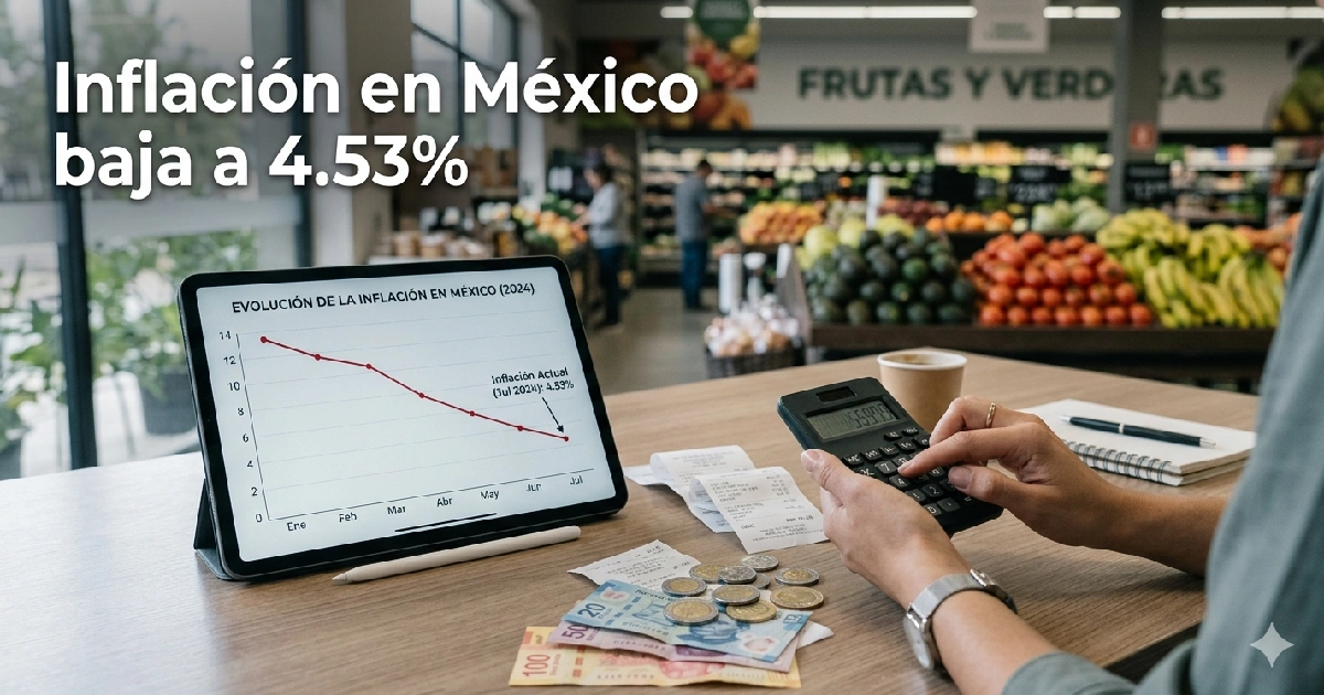 Inflación en México abril 2026 muestra desaceleración a 453 por ciento con precios de alimentos y productos agropecuarios en análisis