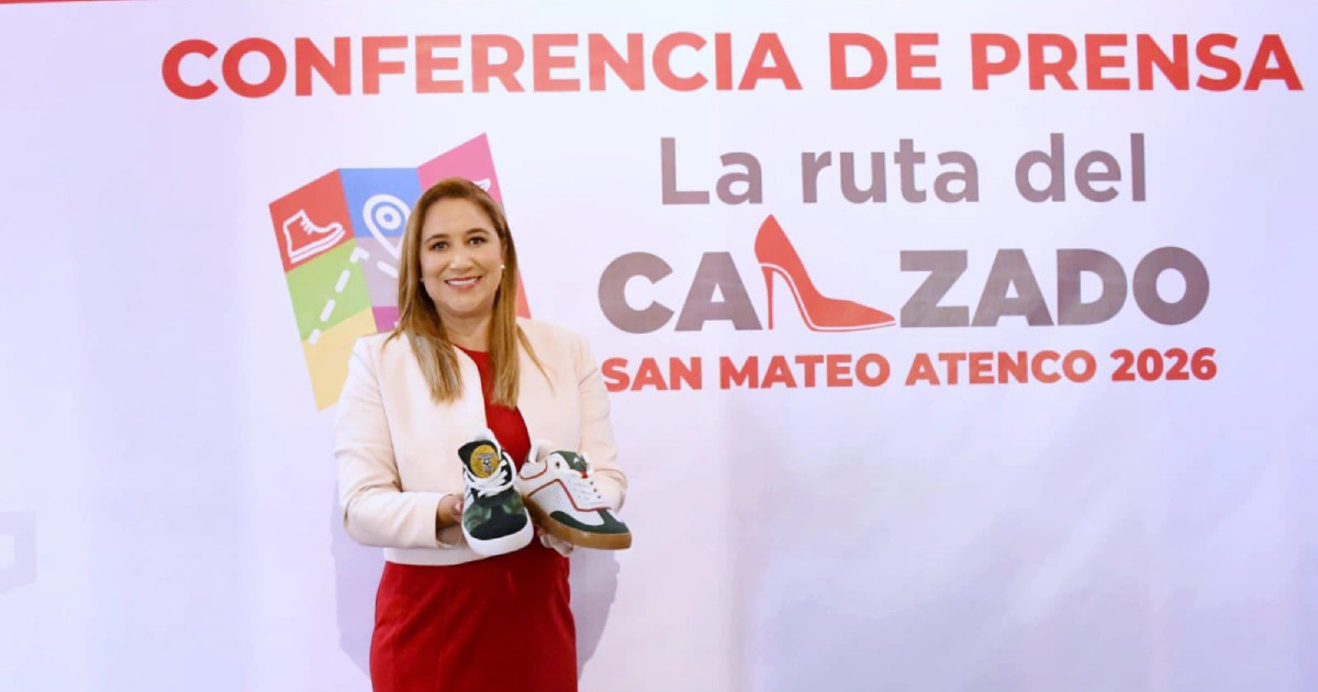 San Mateo Atenco impulsa su economía local con la llegada de La Ruta del Calzado y el lanzamiento del Calzado Mundialista una colección creada por familias zapateras del municipio