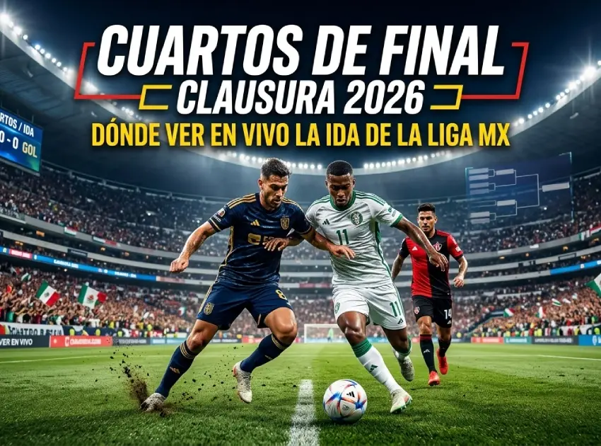 Guía para ver en vivo los Cuartos de Final Ida del Clausura 2026