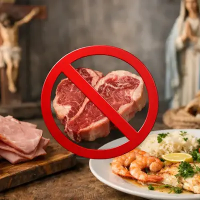Que días no se puede comer carne en Semana Santa