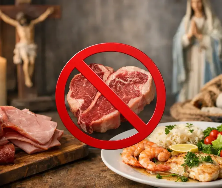 Que días no se puede comer carne en Semana Santa