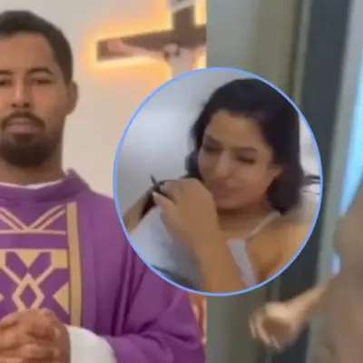 Sacerdote sosteniendo relaciones con mujer dentro de iglesia es sorprendido