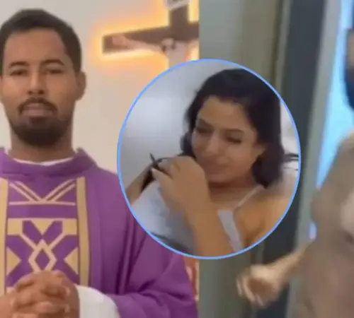 Sacerdote sosteniendo relaciones con mujer dentro de iglesia es sorprendido