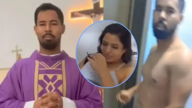 Sacerdote sosteniendo relaciones con mujer dentro de iglesia es sorprendido