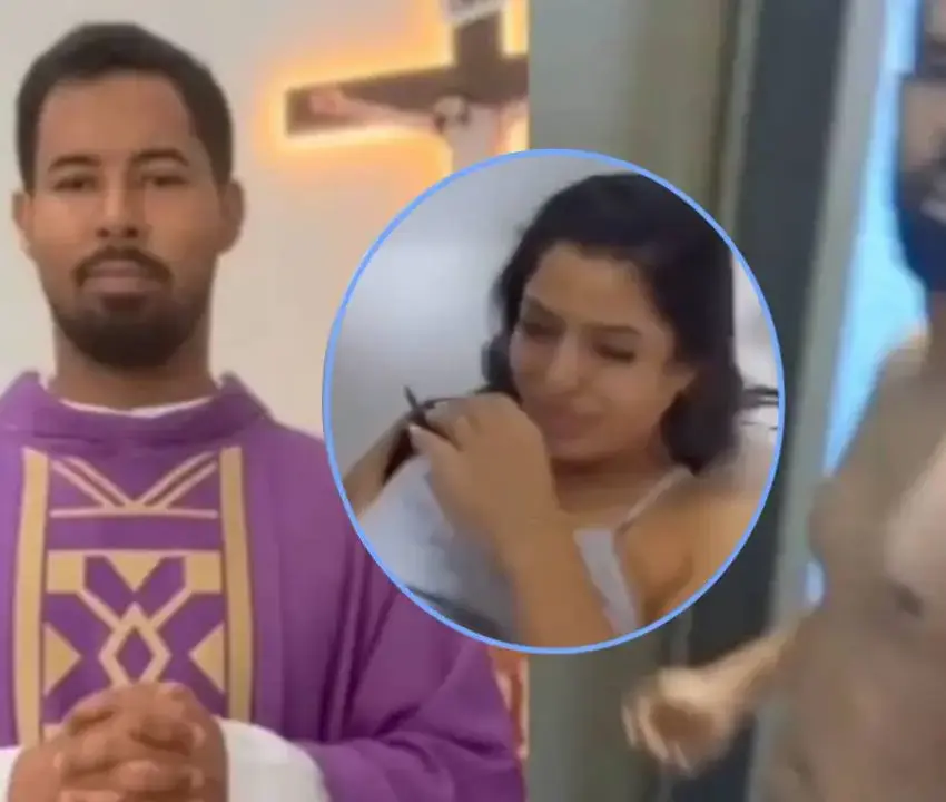 Sacerdote sosteniendo relaciones con mujer dentro de iglesia es sorprendido