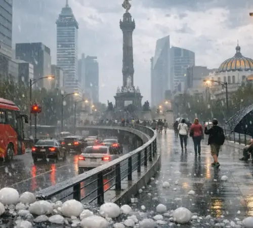 Se avecina fuerte lluvia con granizo en distintas regiones del país