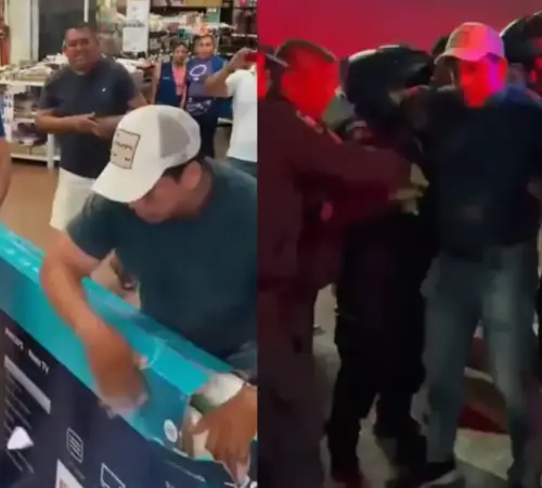 Sujeto aprovecha oferta de pantalla y termina en la cárcel: caso viral en México