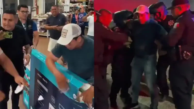 Sujeto aprovecha oferta de pantalla y termina en la cárcel caso viral en México