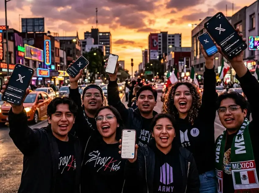 ENHYPEN México lidera tendencias en X con campaña masiva de fans