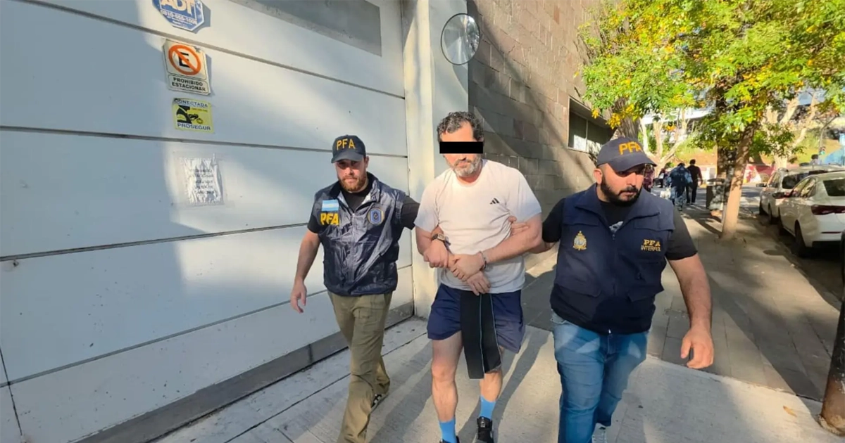 Capturan en Argentina a mexicano buscado por Interpol