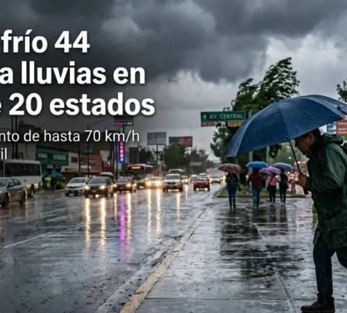 ¿Qué estados de México enfrentarán chubascos y lluvias aisladas este miércoles?