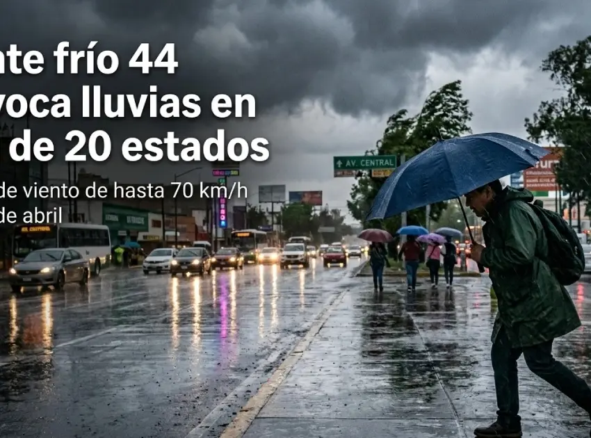 ¿Qué estados de México enfrentarán chubascos y lluvias aisladas este miércoles?