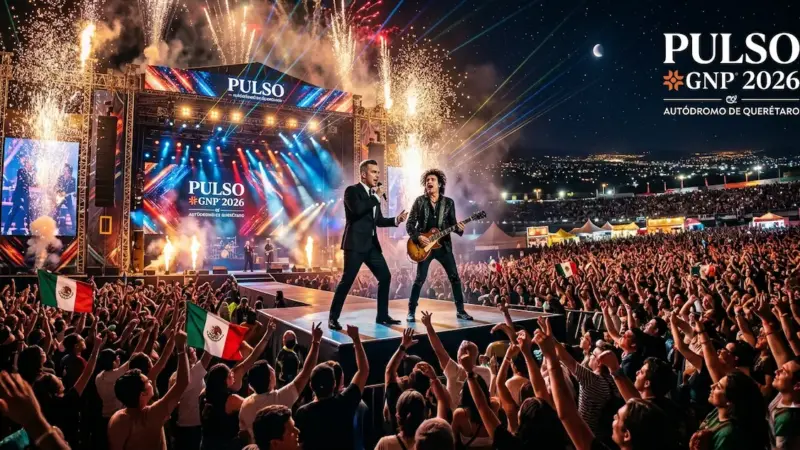 Pulso GNP 2026 en Querétaro con Robbie Williams y Caifanes headliners
