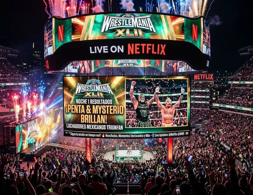 WrestleMania 42: Resultados en Vivo y Cómo Verlo por Netflix