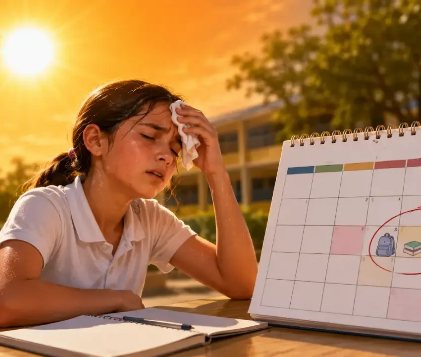 Calendario Escolar se ajusta en este estado por altas temperaturas