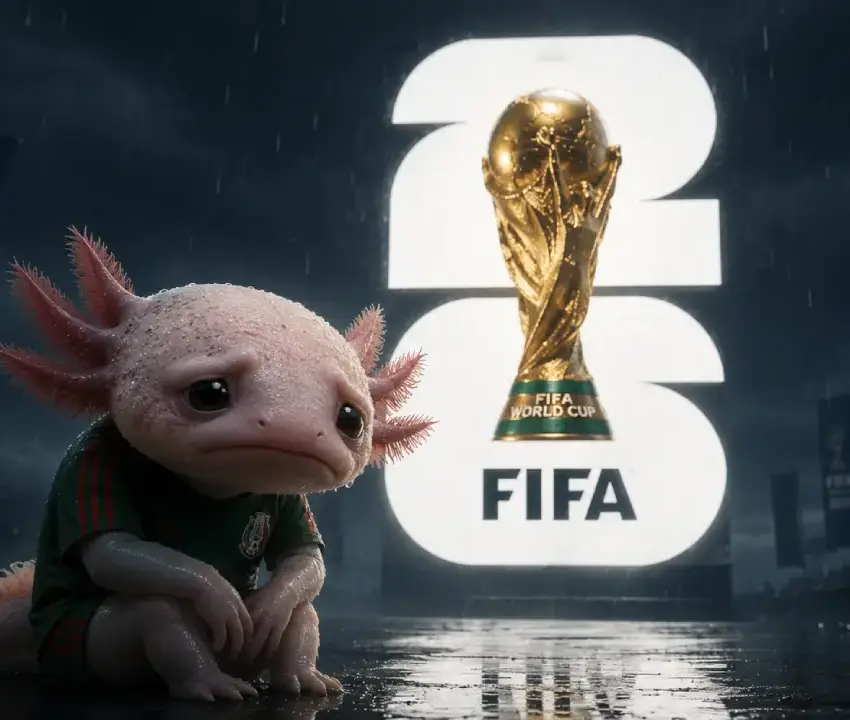 La FIFA retira el ajolote de Clara Brugada