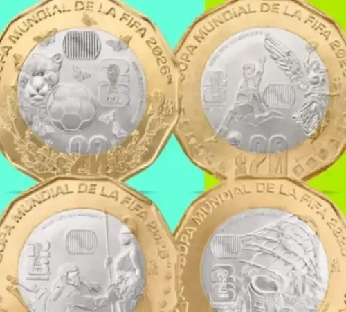 Nuevas Monedas de 20 Pesos: Banxico lanza 4 diseños conmemorativos del Mundial 2026