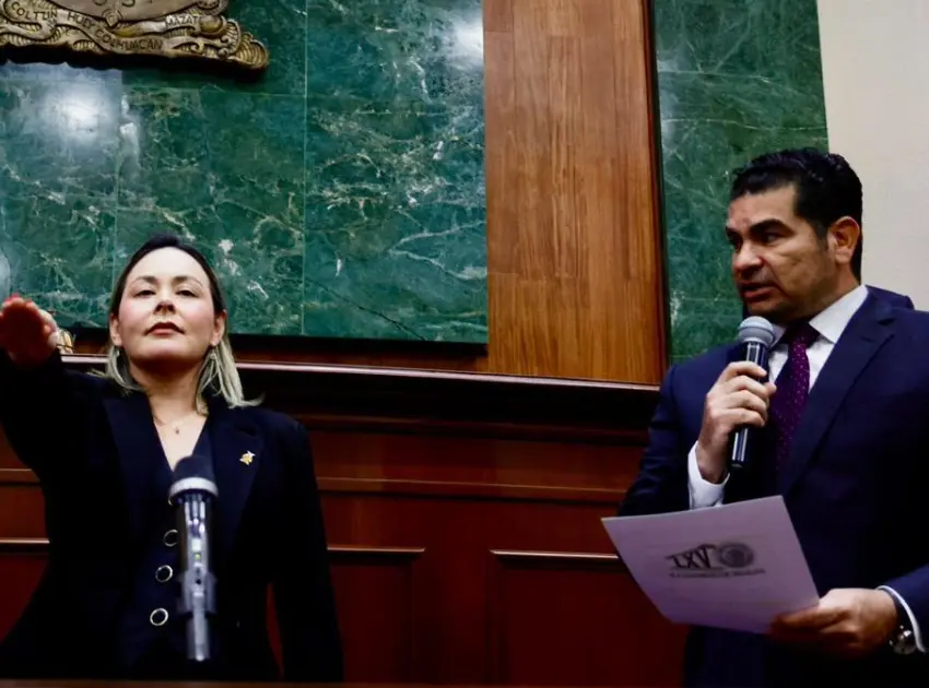Yeraldine Bonilla Valverde asume como gobernadora interina de Sinaloa