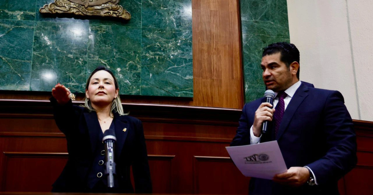 Yeraldine Bonilla Valverde asumió formalmente el cargo de gobernadora interina de Sinaloa tras la licencia aprobada al gobernador Rubén Rocha Moya