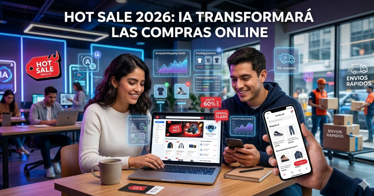Hot Sale 2026 con compradores utilizando Inteligencia Artificial para tomar decisiones de compra en línea en México