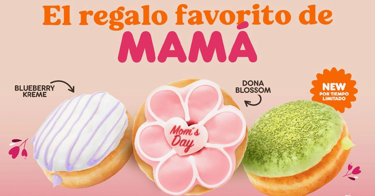 Dunkin celebra a mamá con donas especiales llenas de sabor