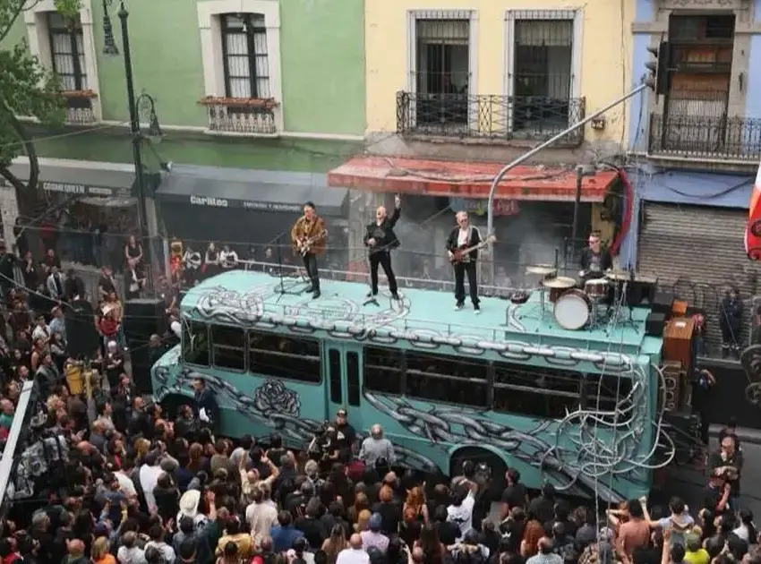 U2 toma el Centro Histórico de CDMX para su nuevo video musical