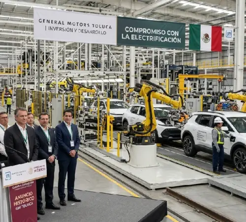 General Motors anuncia inversión de mil millones de dólares para fabricar autos en México