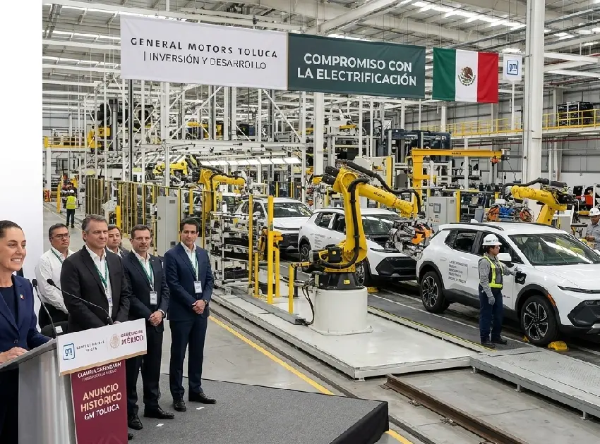 General Motors anuncia inversión de mil millones de dólares para fabricar autos en México