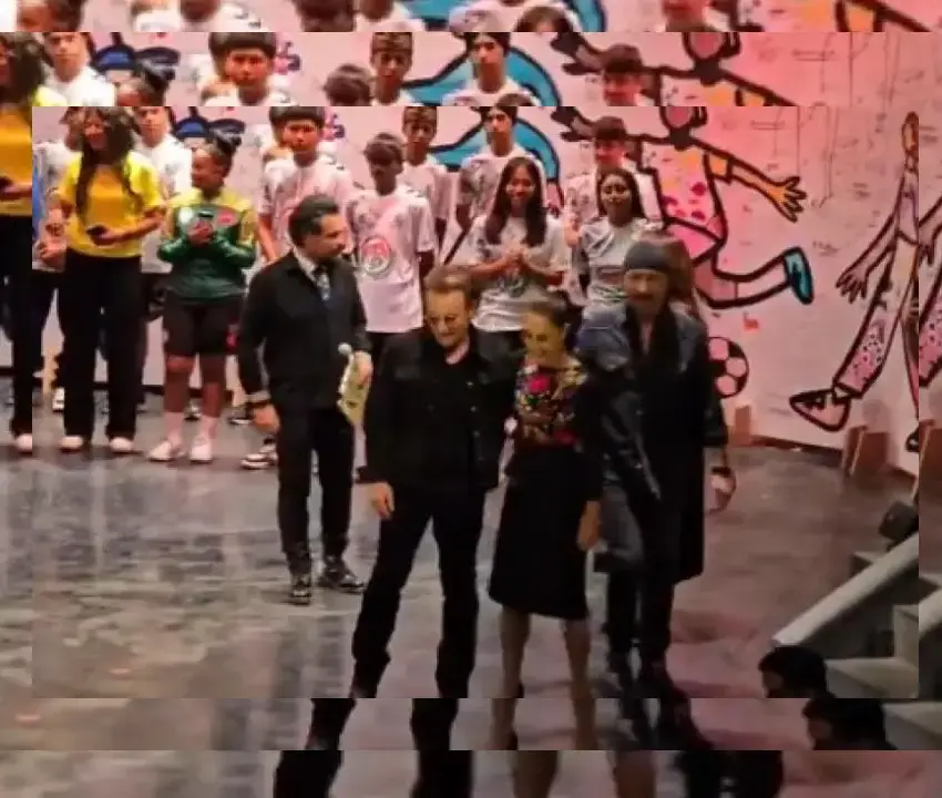 Sheinbaum y U2 sorprenden en clausura del Mundial de Niños de la Calle