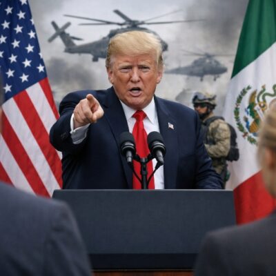 Trump amenaza con atacar al narco si México no lo hace