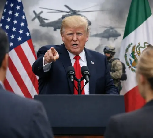 Trump amenaza con atacar al narco si México no lo hace