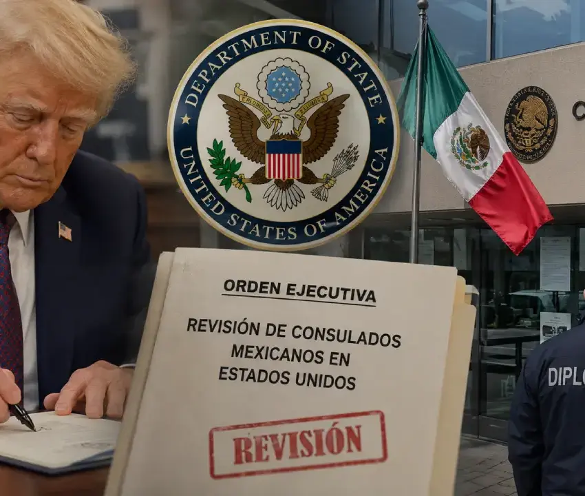 Trump ordena revisar consulados mexicanos en Estados Unidos