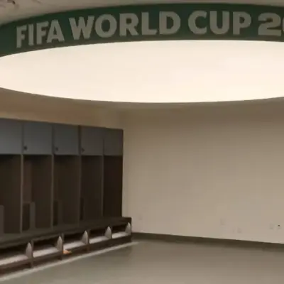 Vestidor del Estadio Banorte muestra detalles mundialistas rumbo a 2026