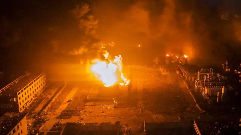 Explosión China