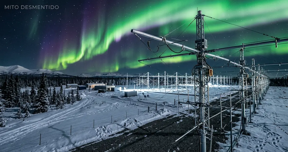 HAARP arma climática mito desmentido por científicos en Alaska
