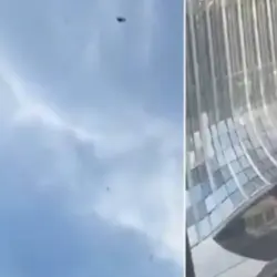 Avioneta se estrella en la Citic Tower de Beijing desata evacuaciones y alarma | Avioneta se estrella en la Citic Tower de Beijing desata evacuaciones y alarma