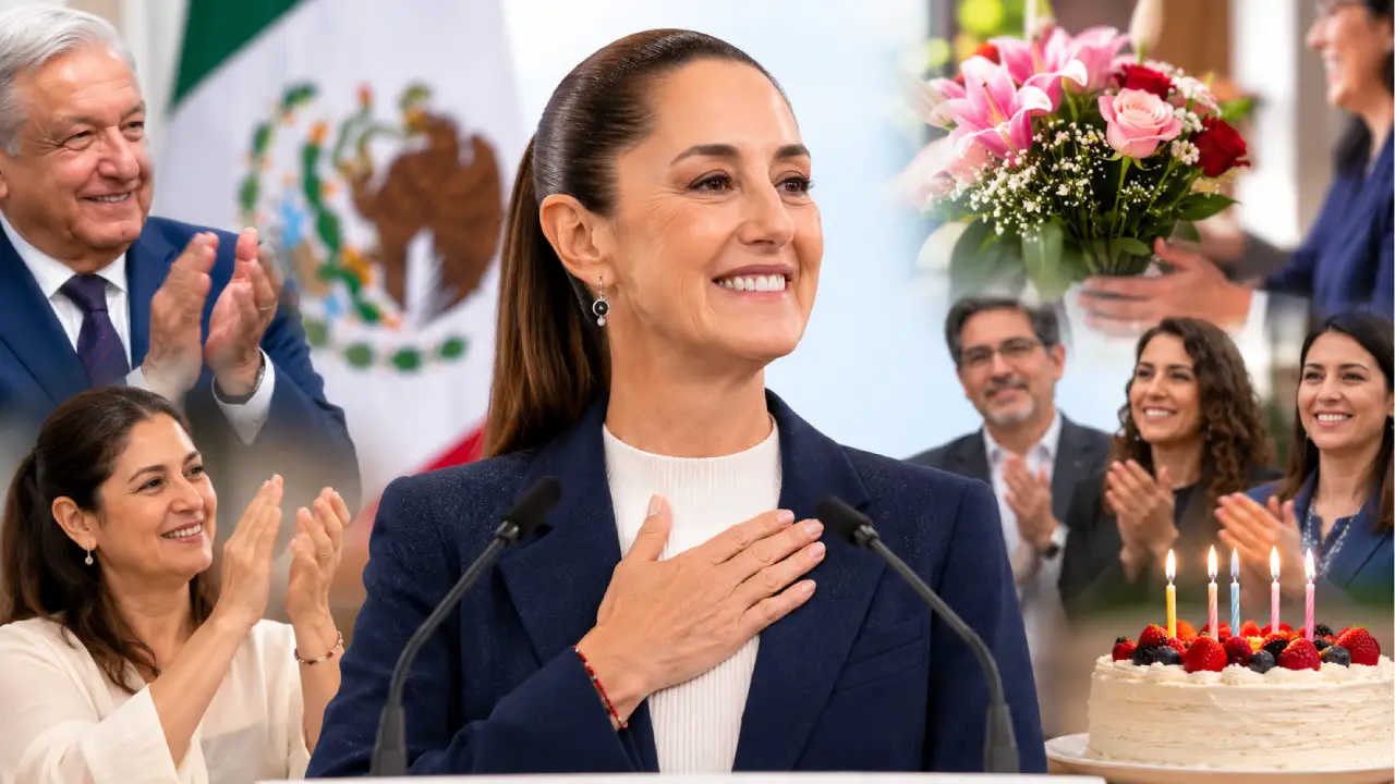 Cumpleaños de la presidenta Claudia Sheinbaum reúne felicitaciones y elogios | Cumpleaños de la presidenta Claudia Sheinbaum reúne felicitaciones y elogios
