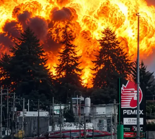 Explotan pipas en Tepeaca evacuación escolar tras emergencia