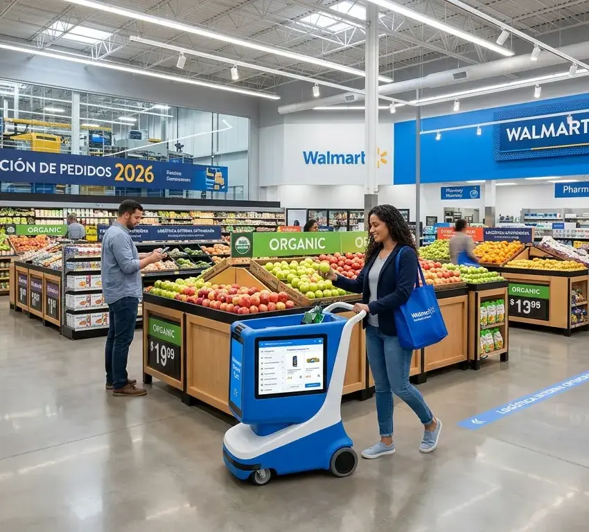 Walmart anuncia remodelación de casi 700 tiendas y elimina carritos tradicionales