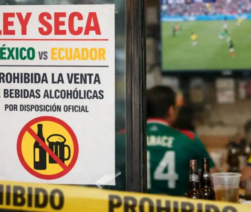 Ley Seca en el partido de México vs Ecuador aplicará en esta zona de CDMX | Ley Seca en el partido de México vs Ecuador aplicará en esta zona de CDMX