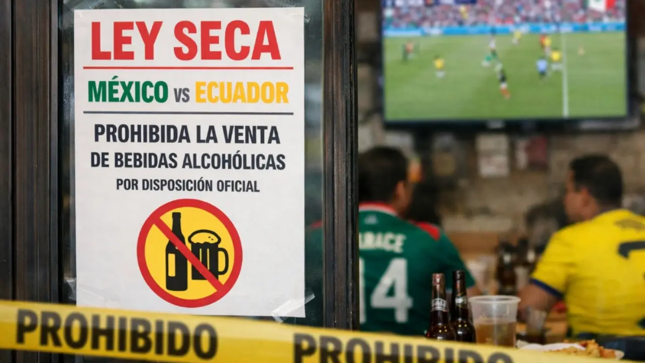 Ley Seca en el partido de México vs Ecuador aplicará en esta zona de CDMX | Ley Seca en el partido de México vs Ecuador aplicará en esta zona de CDMX