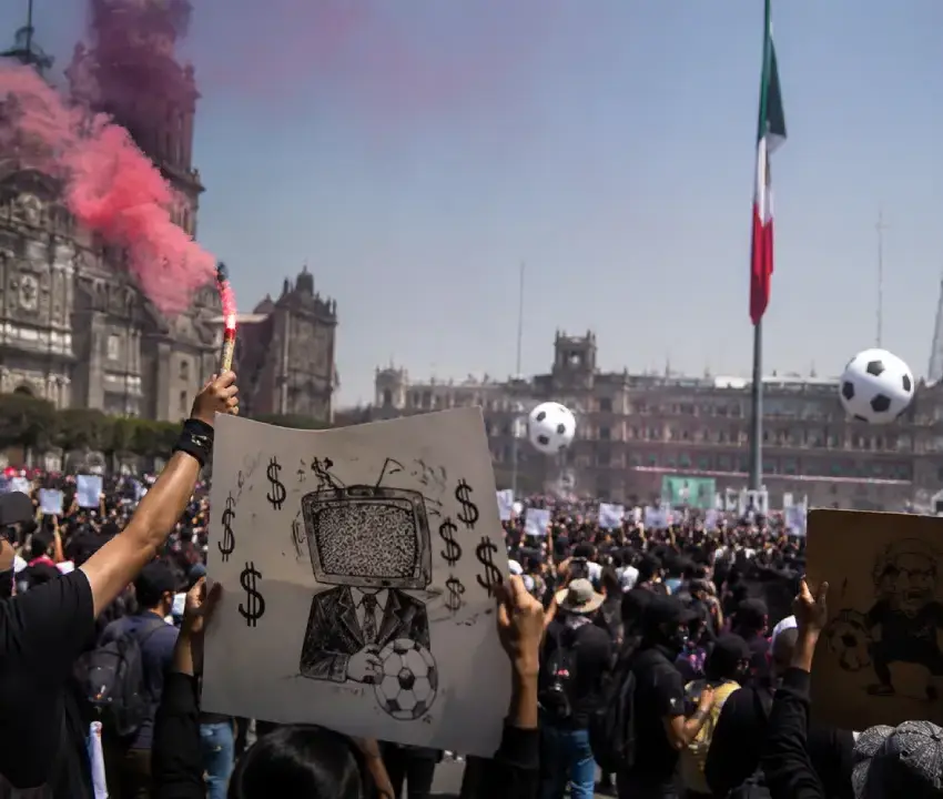Protestas en la inauguración del Mundial 2026 se concentrarán en el Estadio CDMX