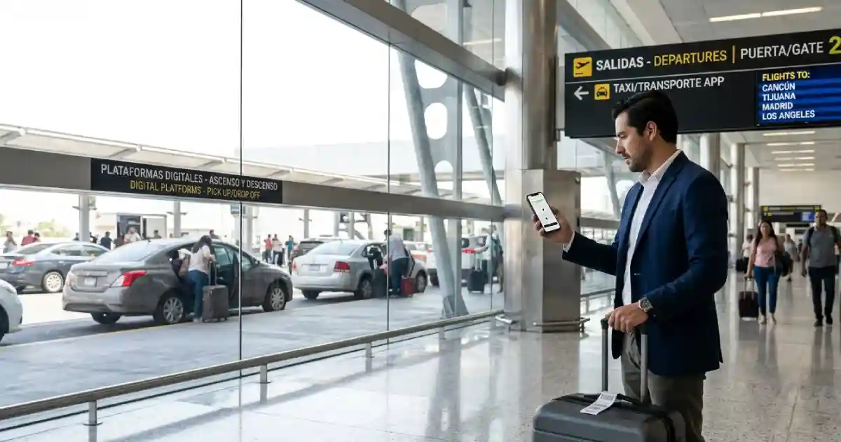 Plataformas digitales lideran movilidad en aeropuertos mexicanos
