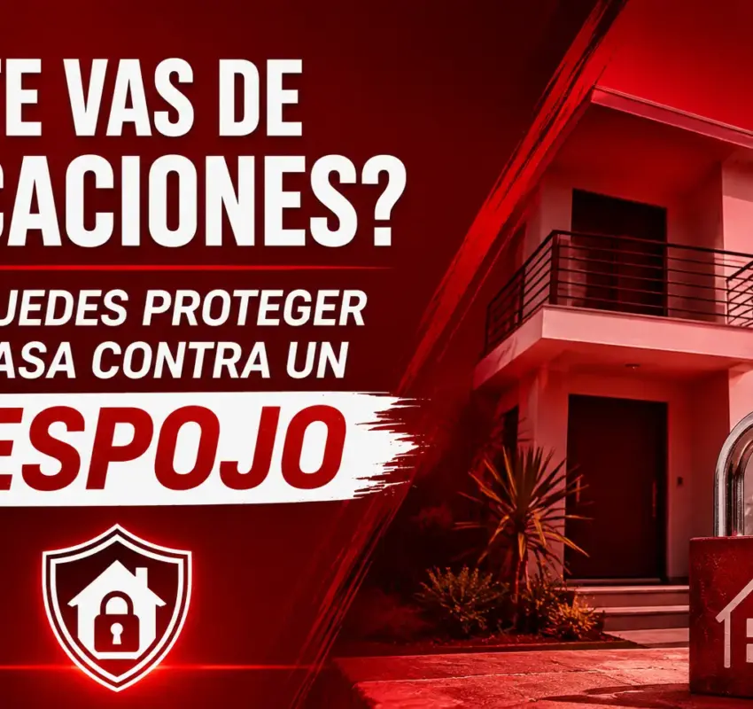 ¿Te vas de vacaciones? Así puedes proteger tu casa contra un despojo