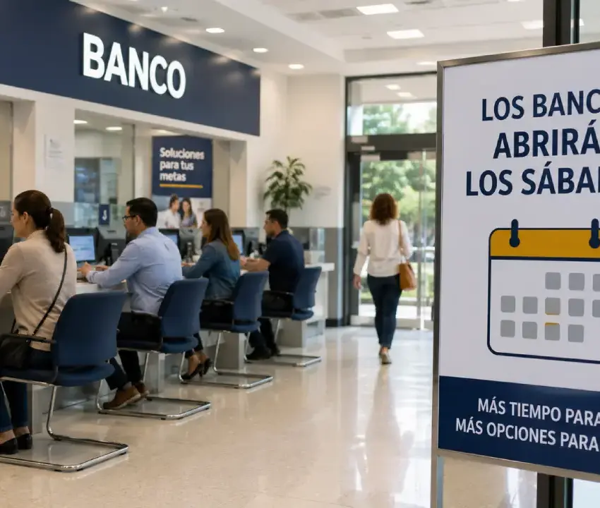 Bancos abrirán los sábados en sucursales seleccionadas de México | Bancos abrirán los sábados en sucursales seleccionadas de México