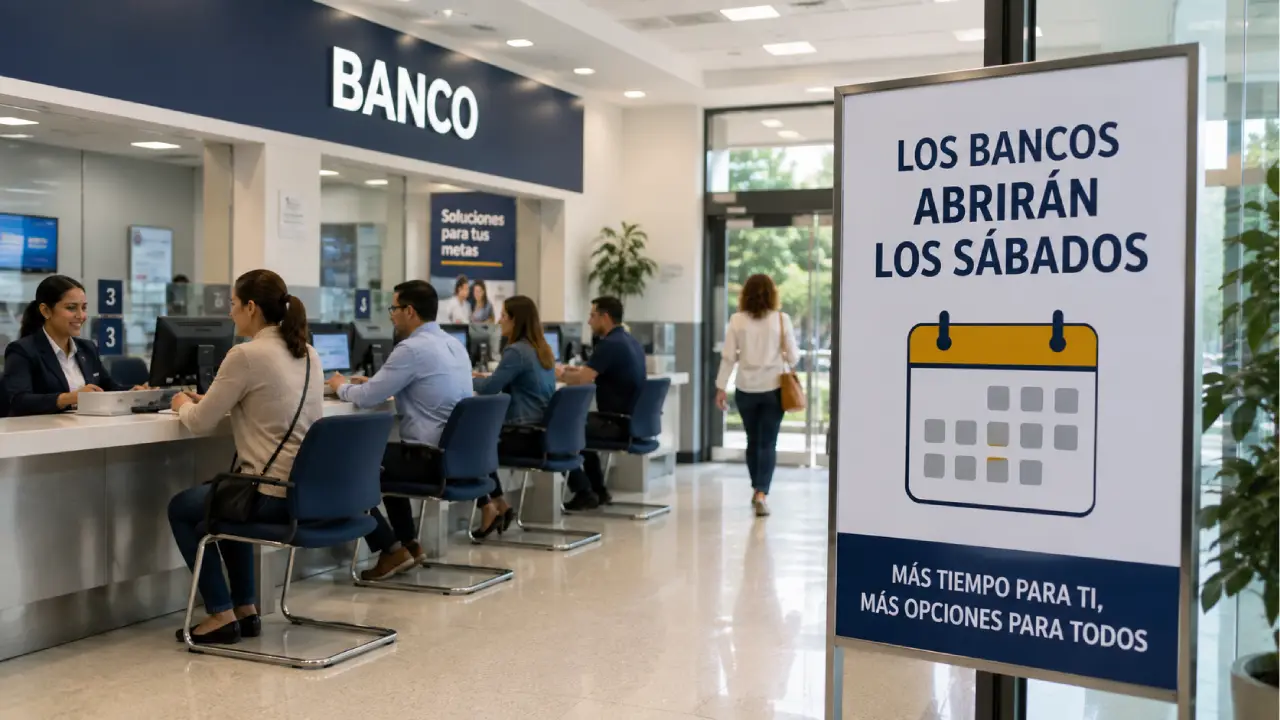 Bancos abrirán los sábados en sucursales seleccionadas de México | Bancos abrirán los sábados en sucursales seleccionadas de México