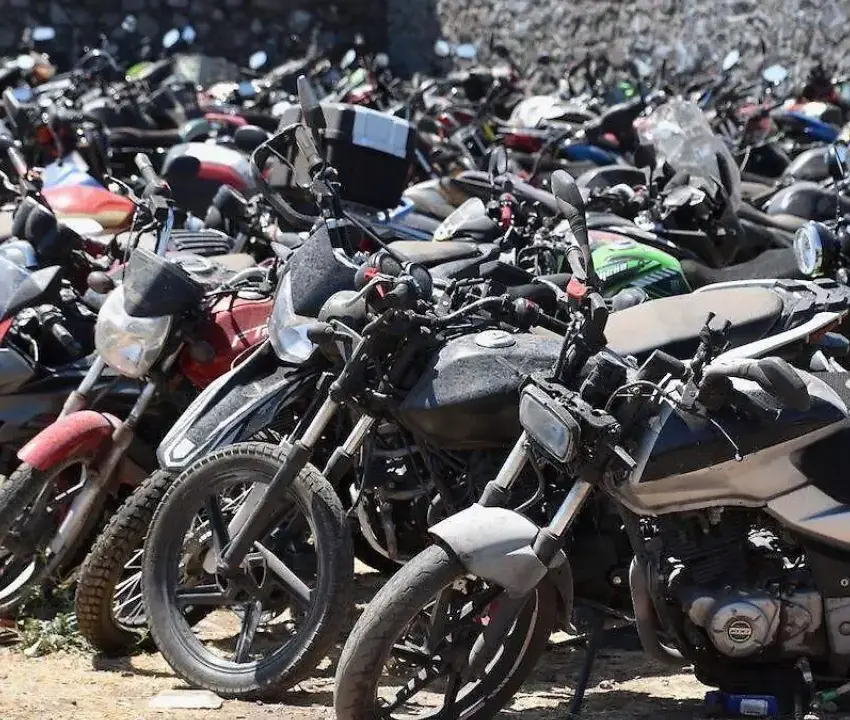 Motos en el corralón: más del 50% sin reclamo en Ecatepec