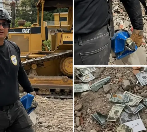 Policía intenta robar dólares en el terremoto de Venezuela y termina detenido